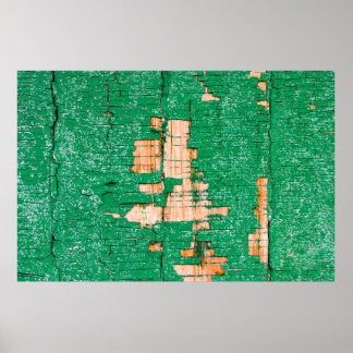 Struktur av gammalt trästängsel med schabbyfärg. G Poster