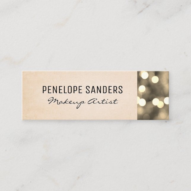 Struktur-bakgrund | Bokeh Mini Visitkort (Framsida)