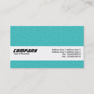 Struktur Band - Cyan Embossed Struktur Visitkort
