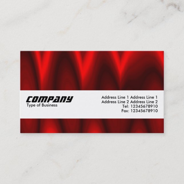 Struktur Band - Flames lägenhet Visitkort (Framsida)