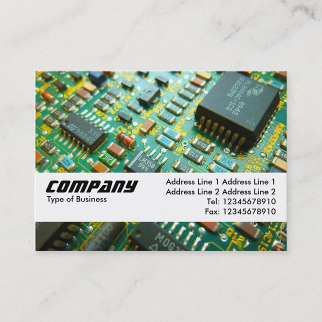 Struktur Band - krets Visitkort (Framsida)