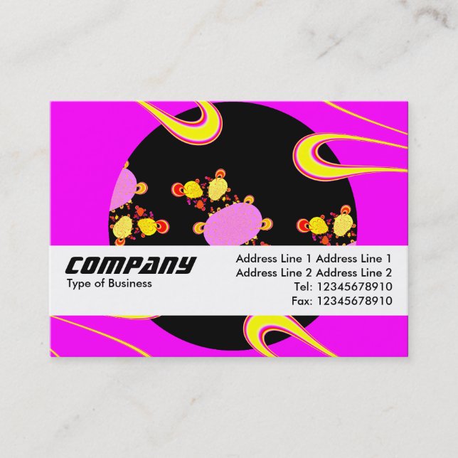 Struktur-band - Radio Ate Video Star Visitkort (Framsida)