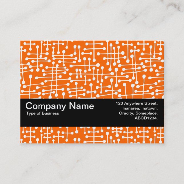 Struktur Band V2 - Anslutna fläckar II Visitkort (Framsida)