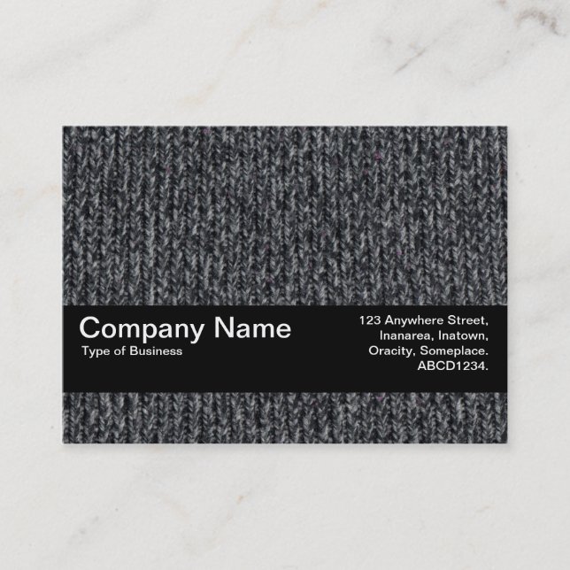Struktur Band V2 - Wooly Jumper 02 Visitkort (Framsida)