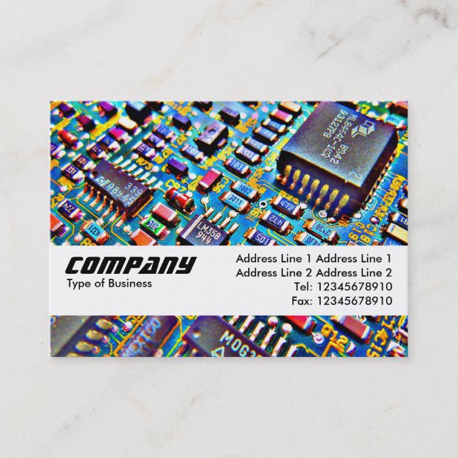 Struktur Band - Vackert kretslopp Visitkort (Framsida)