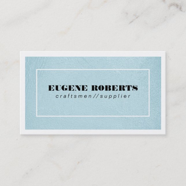 Struktur Blue / Gräns 2 Visitkort (Framsida)