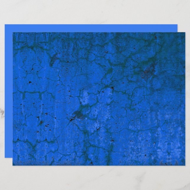 Struktur Blue Land Rustic Vintage Grunge (Fram/baksida)