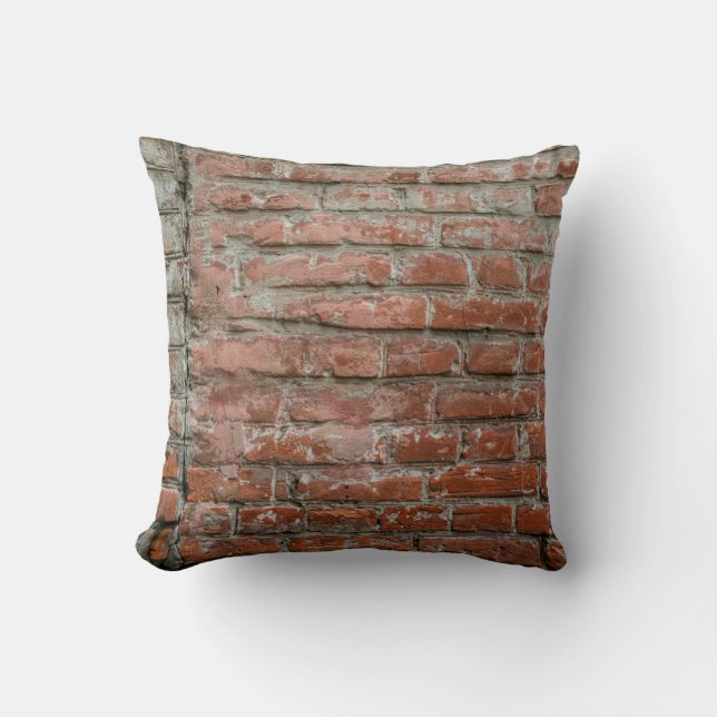 Struktur. Brick. Mur. En bakgrund med attribut Kudde (Framsida)