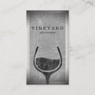 Struktur Cracking Grått Background Glas från Vin Visitkort