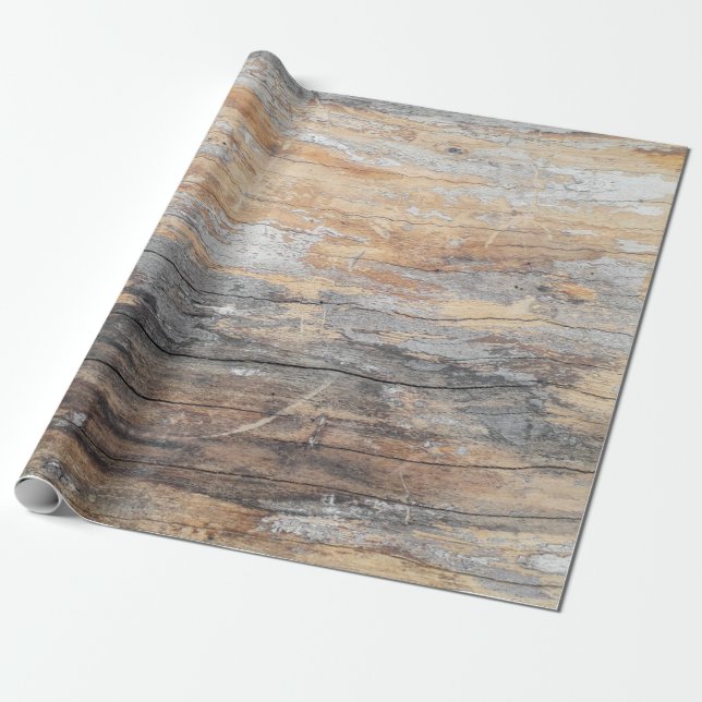 struktur, gammal, vacker treeabstrakt, bak presentpapper (Utrullad)