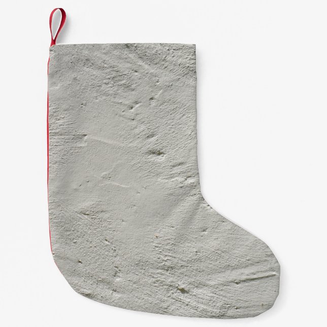 Struktur gips liten julstrumpa (Framsidan)