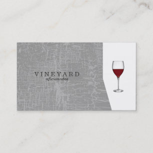 Struktur Grått/Vin glas Visitkort