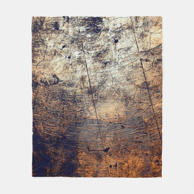 Struktur grunge - nödfraktur fleecefilt (Framsidan)