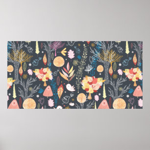 struktur höstskog poster