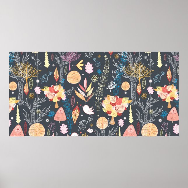 struktur höstskog poster (Framsidan)