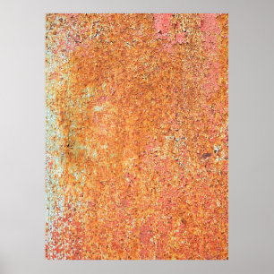 Struktur i den gamla målade metallabstrakten, ålde poster