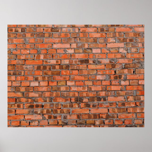 Struktur i en gammal tegelvägg stängd,arkitekt poster (Framsidan)