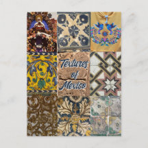 Struktur i Mexico City Travel Postcard