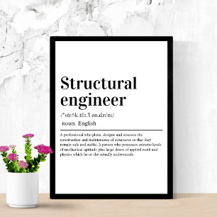 Struktur Ingenjör Gift Poster digital nedladdning