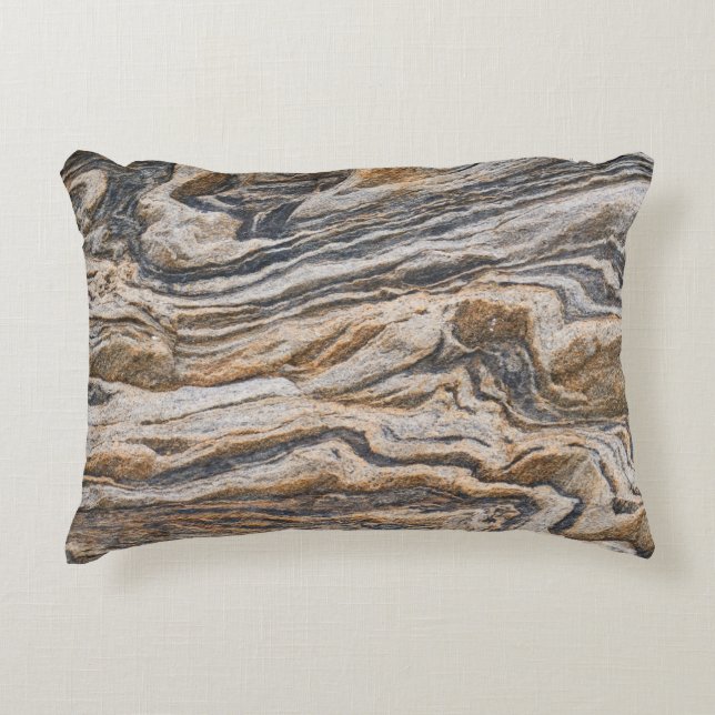 Struktur marble abstrakt mönster prydnadskudde (Framsidan)