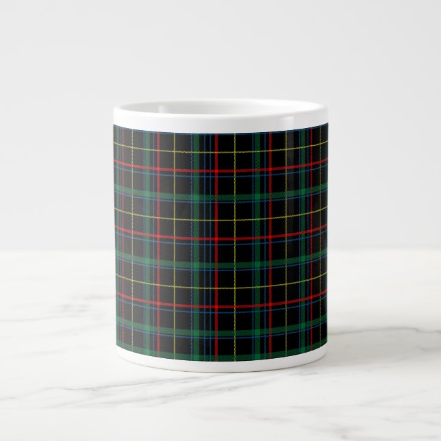 Struktur med svart bakgrund-25774 jumbo mugg (Framsidan)