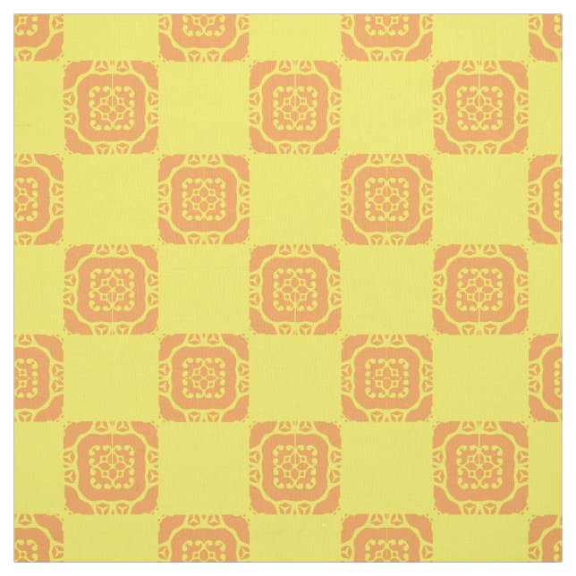 Struktur - Orange Tyg (Provkarta)