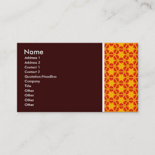 Struktur Tone - Terrazzo 06 - Mörk Brown Visitkort