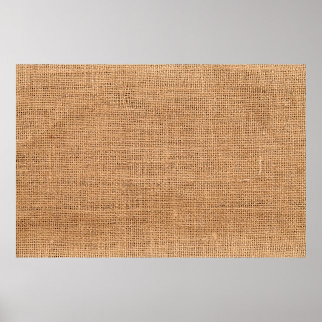 Struktur tyg jute bakgrund poster (Framsidan)