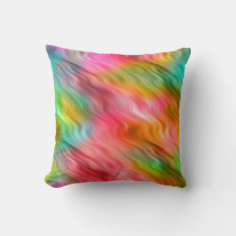 Struktur Vågigt färglöst kranblomma Kudde