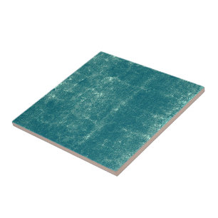 Struktur Vintage Chic Teal Grönt Mönster Kakelplatta