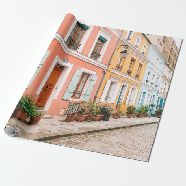 STRUKTURELL FOTOGRAFI AV MULTIFLORED BYGGNAD PRESENTPAPPER (Utrullad)