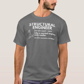 Strukturell Ingenjör-definitionsteknik T Shirt