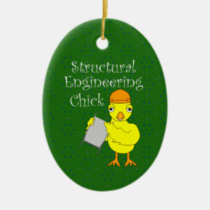 Strukturella Chickar Julgransprydnad Keramik