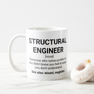 Strukturellt Ingenjör: citat Kaffemugg