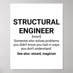 Strukturellt Ingenjör: citat Poster