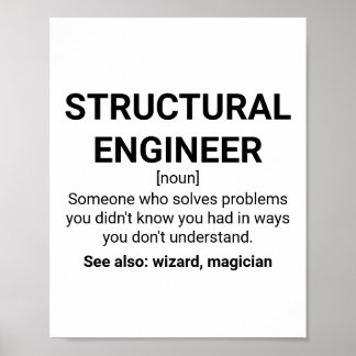 Strukturellt Ingenjör: citat Poster