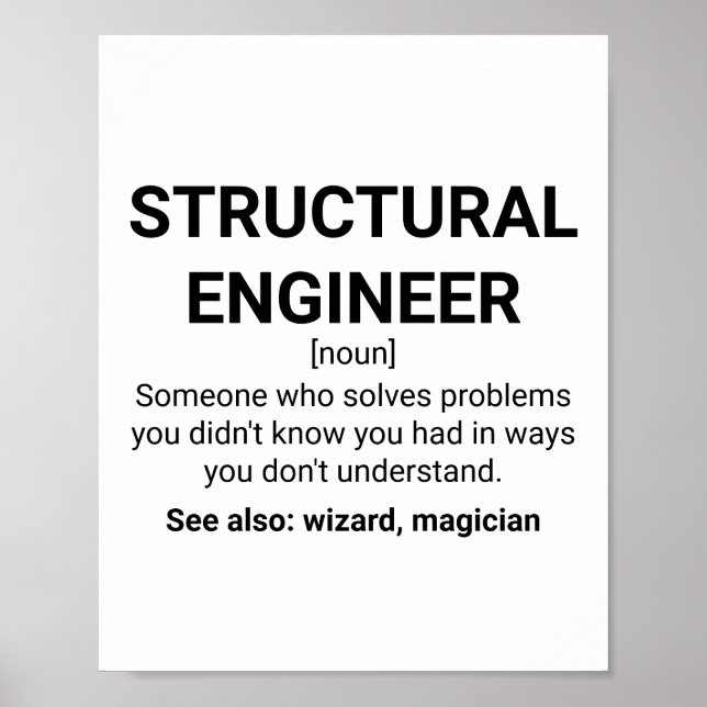 Strukturellt Ingenjör: citat Poster (Framsidan)