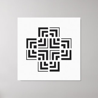 Strukturerad geometri | Modern Canvastryck