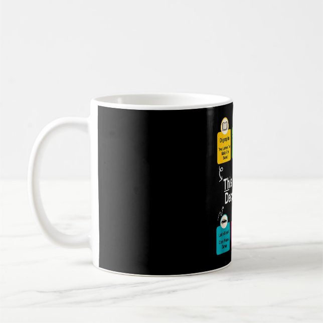 Strukturerad läskunnighet denna skjorta är avkodba kaffemugg (Vänster)
