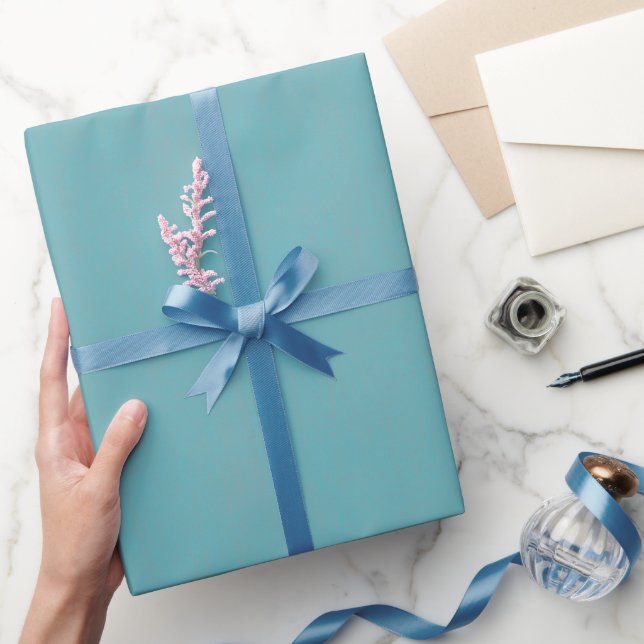 Strukturerad turkos presentpapper (Gifting)