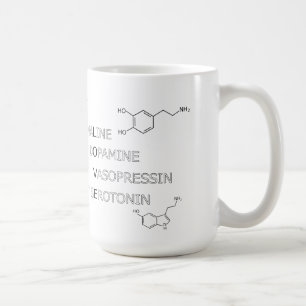 Strukturerar Geeky kemiskt för vetenskap av kärl Kaffemugg
