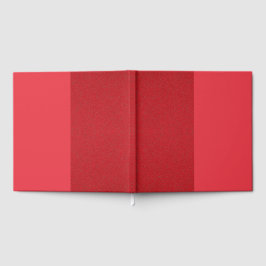 Strukturerat rött gästbok med modern design