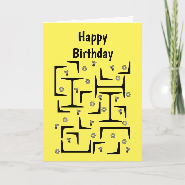 Strukturmönster av stål kort (Framsida)