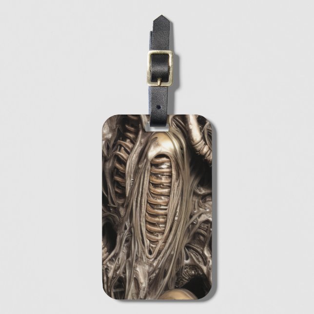 Strukturpenna för Alien Biomatter Xenomorph Hive Bagagebricka (Framsida vertikal)