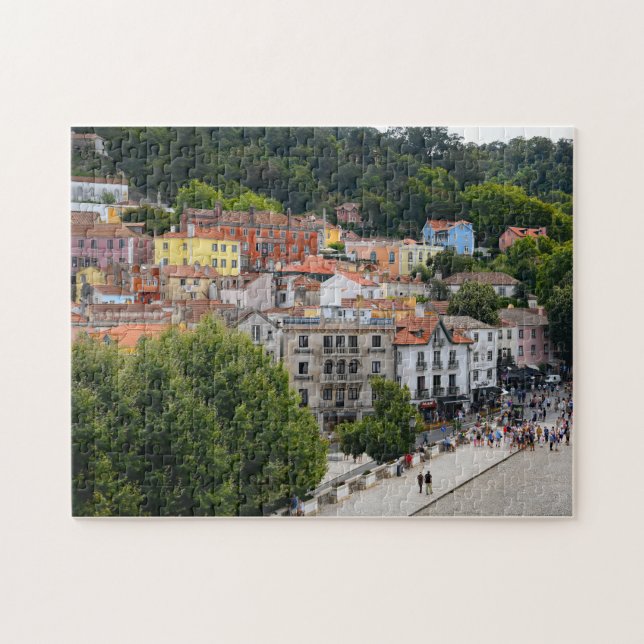 Strullande i Sintra, Portugal Pussel (Horisontell)