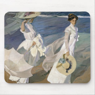 Strullande längs Seashore, 1909 Musmatta