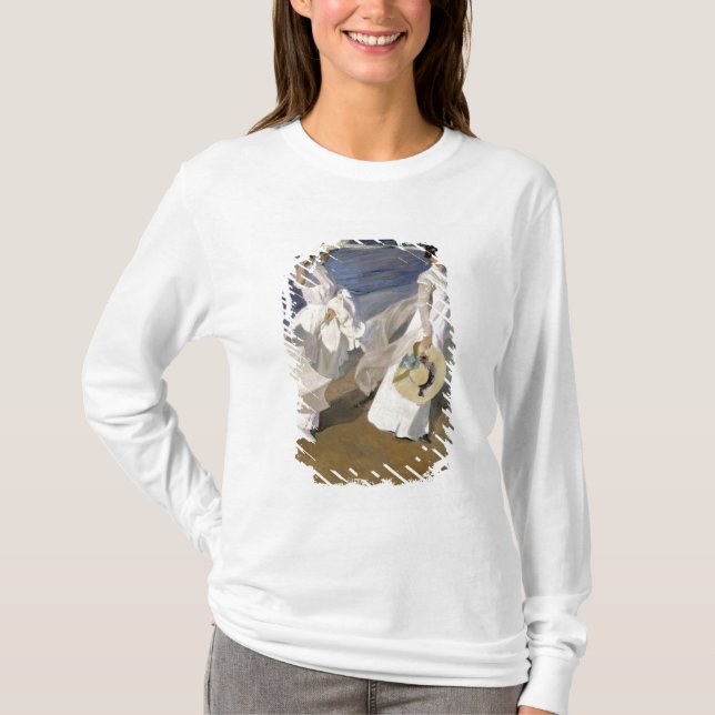Strullande längs Seashore, 1909 T-shirt (Framsida)