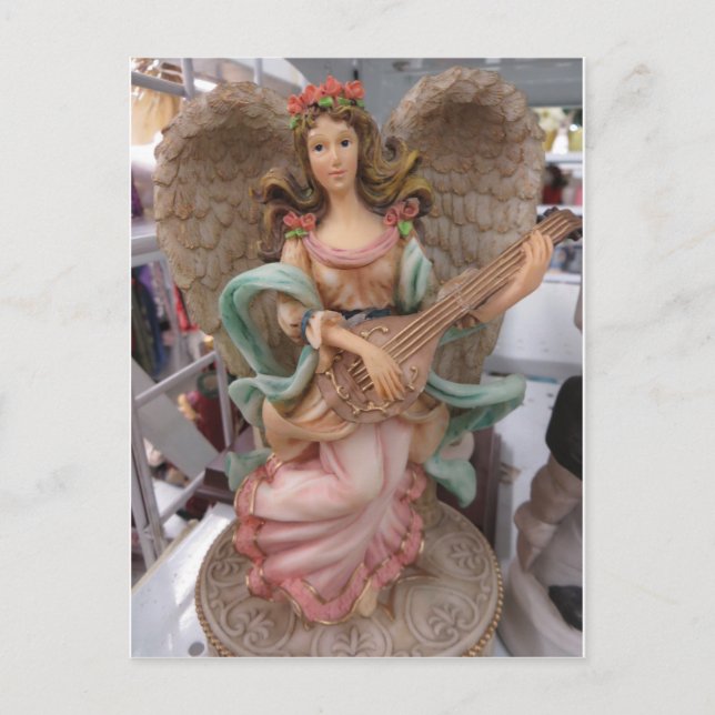 Strumming Angel Vykort (Framsida)