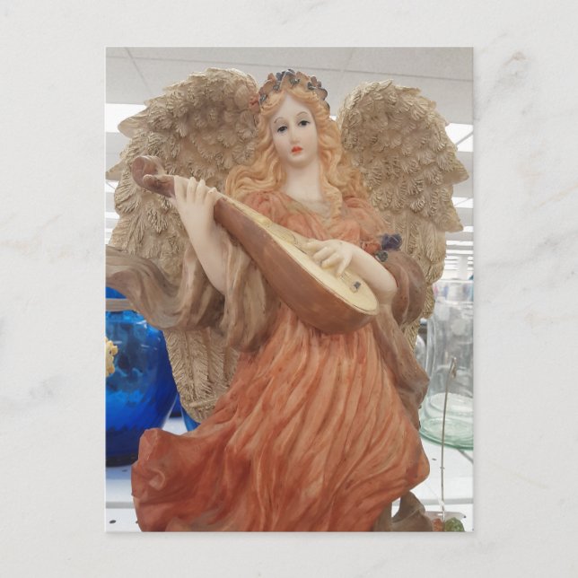 Strumming Angel Vykort (Framsida)