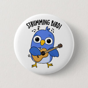 Strumming Bird Funny Animal Pun Knapp
